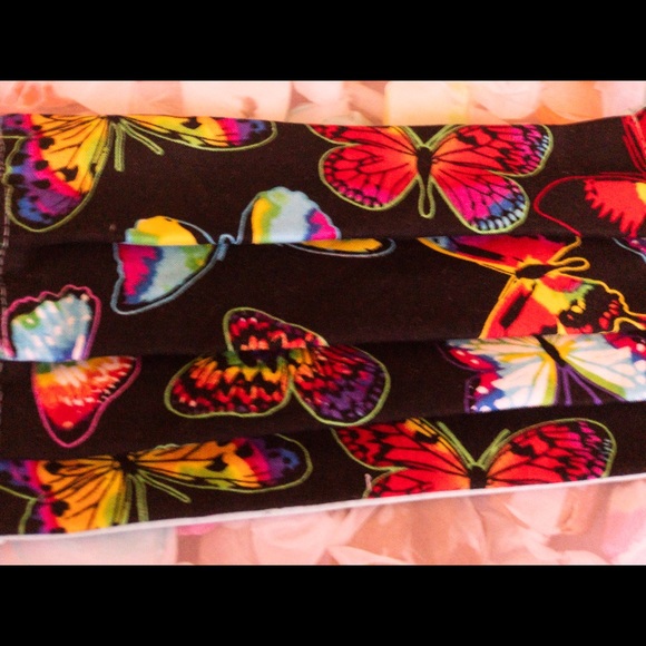 Butterflies handmade face mask - Picture 7 of 7